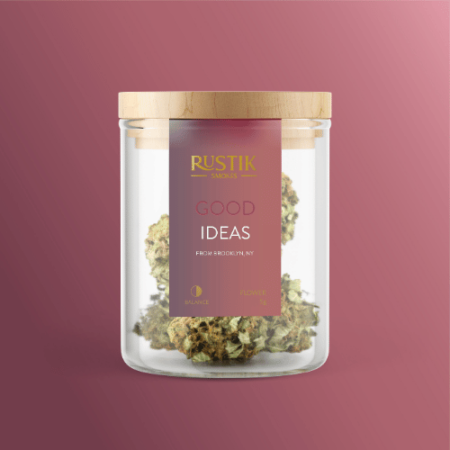 Rustik Smokes Good Ideas - 5g Flower Jar