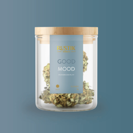 Rustik Smokes Good Mood - 5g Flower Jar