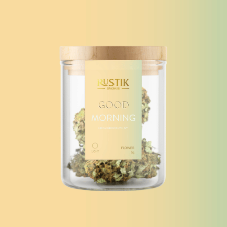 Rustik Smokes Good Morning 5g Flower Jar