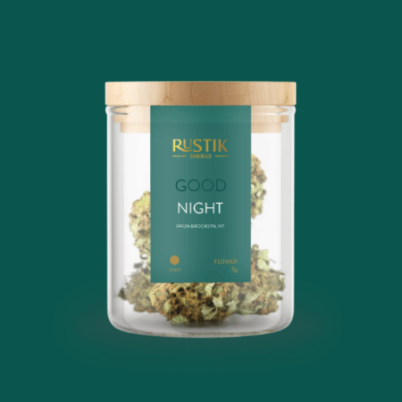 Rustik Smokes Good Night 5g Flower Jar